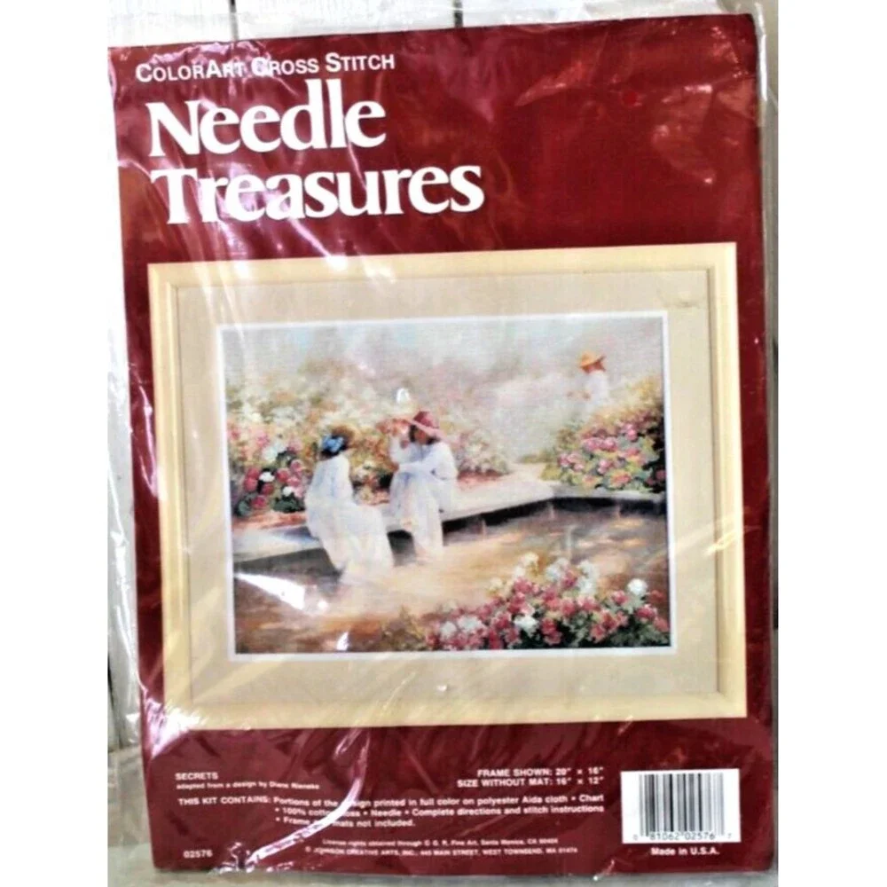 ColorArt Counted Cross Stitch Kit, Needle Treasures, #02576, SECRETS New